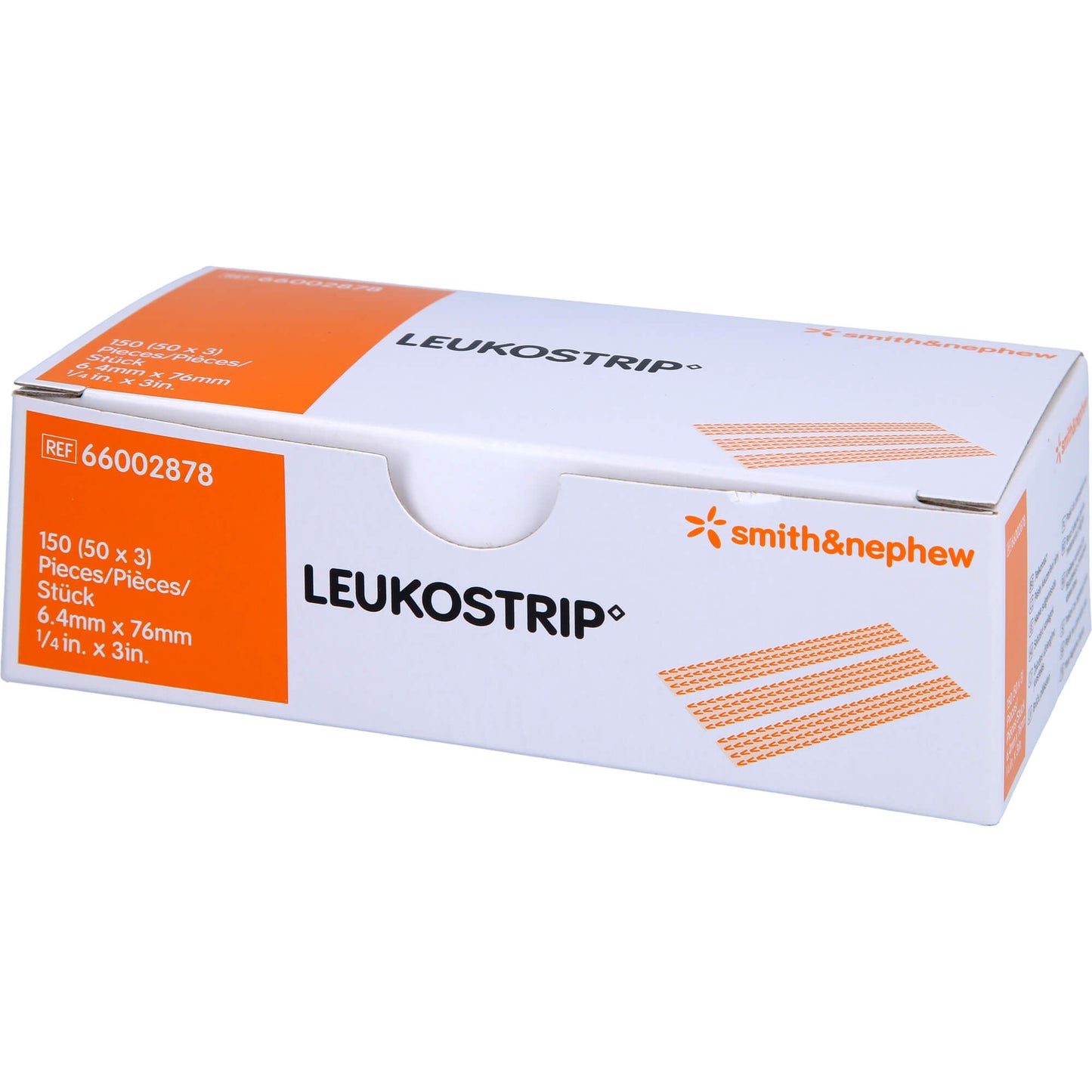LEUKOSTRIP Wundnahtstreifen 6,4x76 mm Box 50X3 St