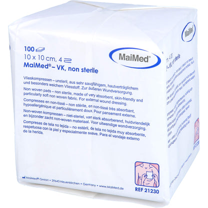 VLIESSTOFF-KOMPRESSEN unsteril 10x10 cm 4fach 100 St