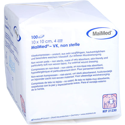 VLIESSTOFF-KOMPRESSEN unsteril 10x10 cm 4fach 100 St