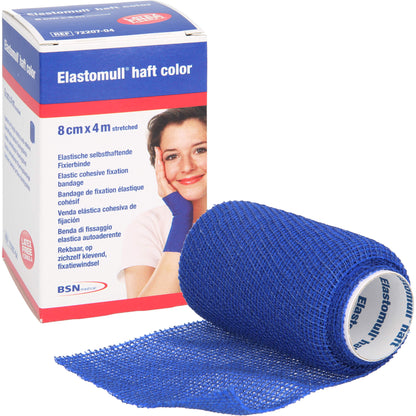 ELASTOMULL haft color 8 cmx4 m Fixierb.blau 1 St
