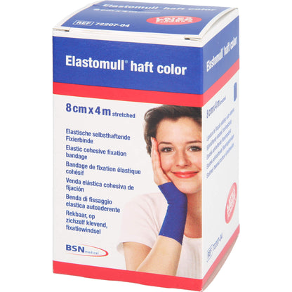 ELASTOMULL haft color 8 cmx4 m Fixierb.blau 1 St