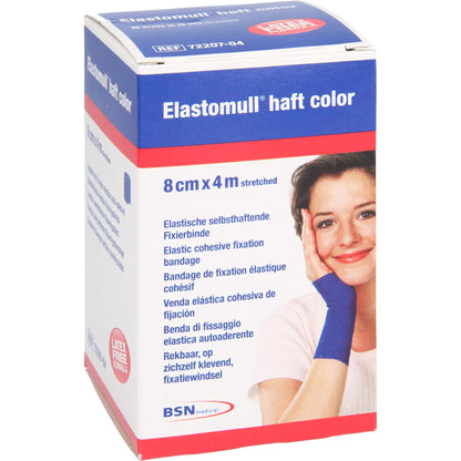 ELASTOMULL haft color 8 cmx4 m Fixierb.blau 1 St
