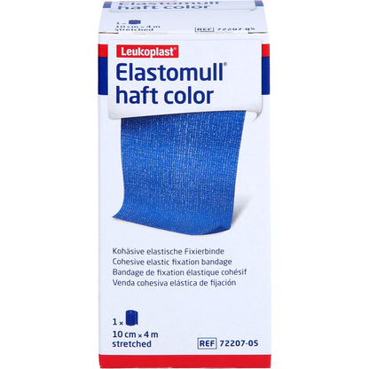 ELASTOMULL haft color 10 cmx4 m Fixierb.blau 1 St