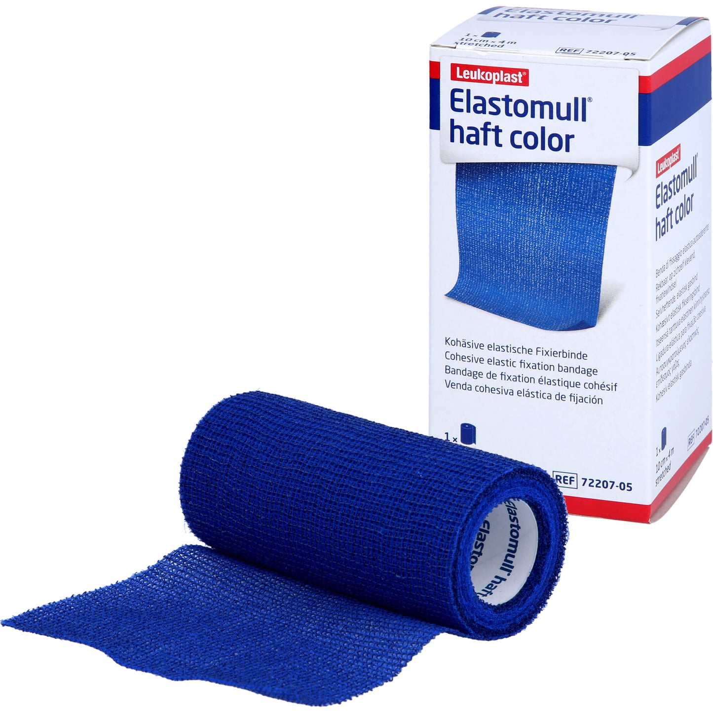 ELASTOMULL haft color 10 cmx4 m Fixierb.blau 1 St