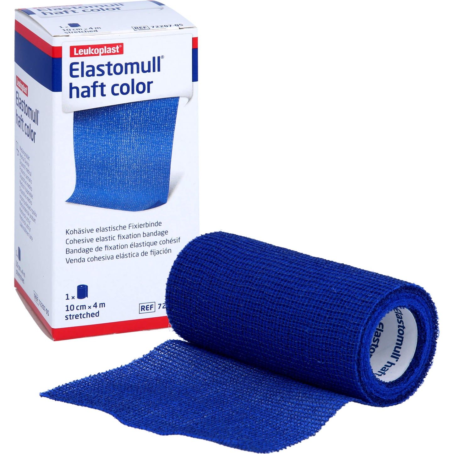 ELASTOMULL haft color 10 cmx4 m Fixierb.blau 1 St