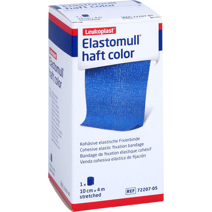 ELASTOMULL haft color 10 cmx4 m Fixierb.blau 1 St