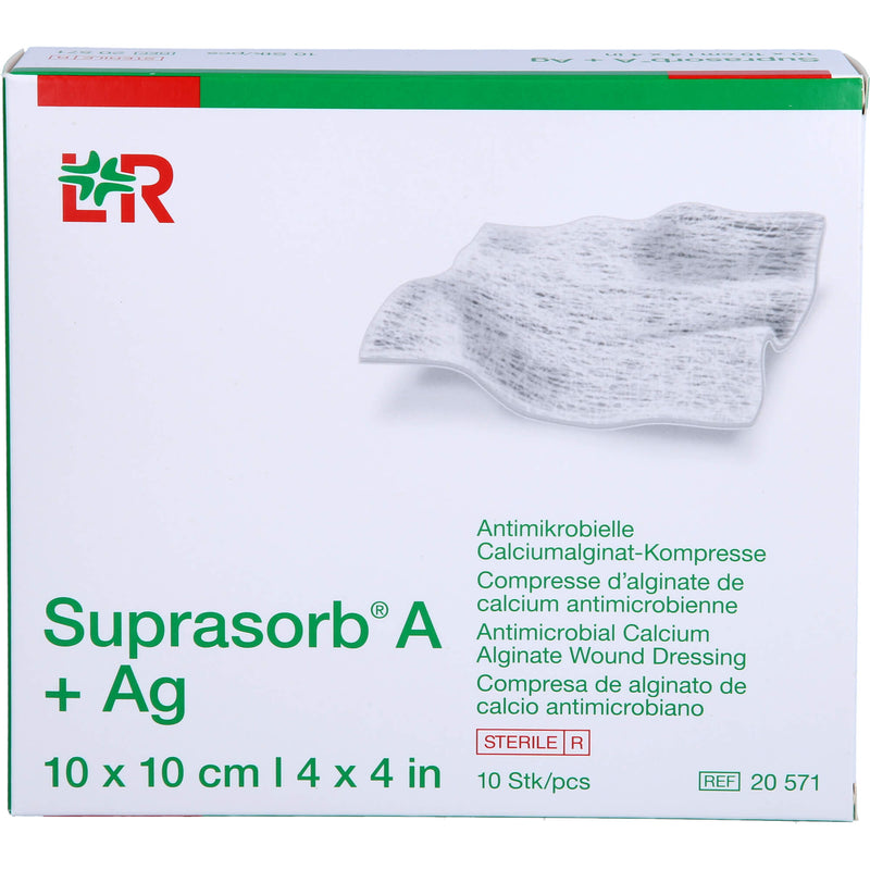 SUPRASORB A+AG 10X10CM 10 St