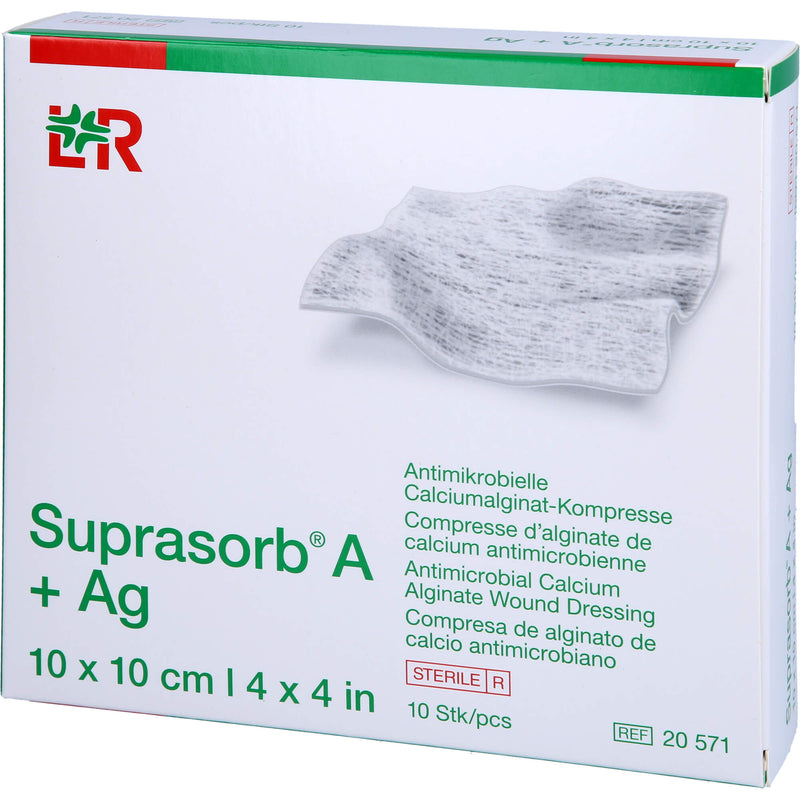 SUPRASORB A+AG 10X10CM 10 St