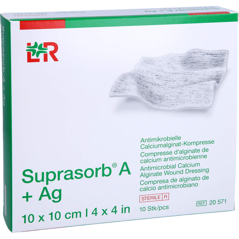 SUPRASORB A+AG 10X10CM 10 St