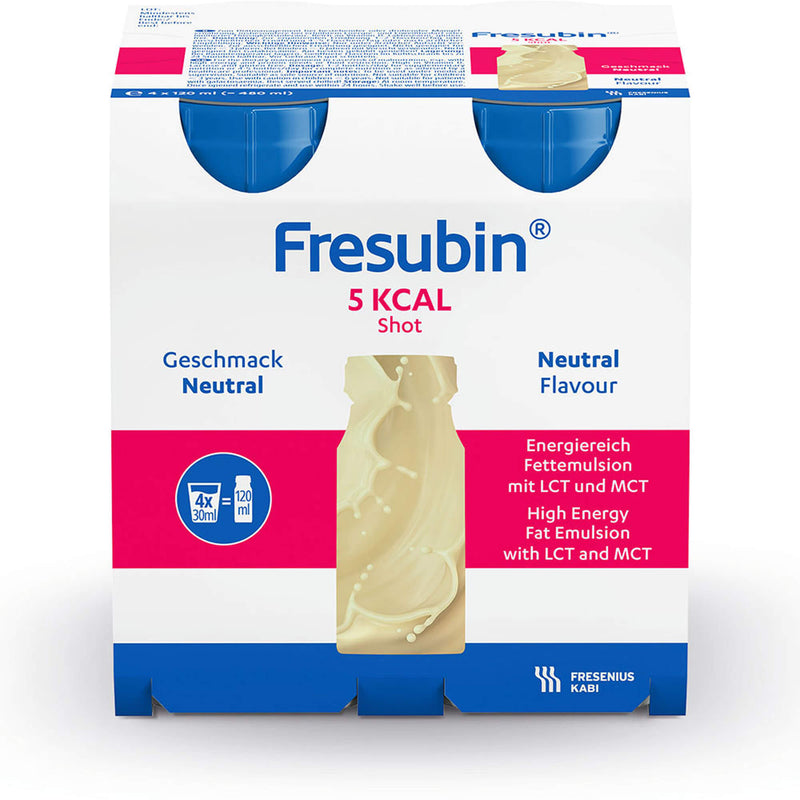 FRESUBIN 5 KCAL SHOT NEUTR 4X120 ml