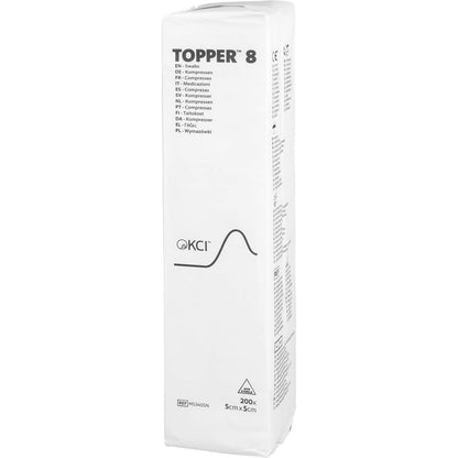 TOPPER 8 Kompr.5x5 cm unsteril 200 St