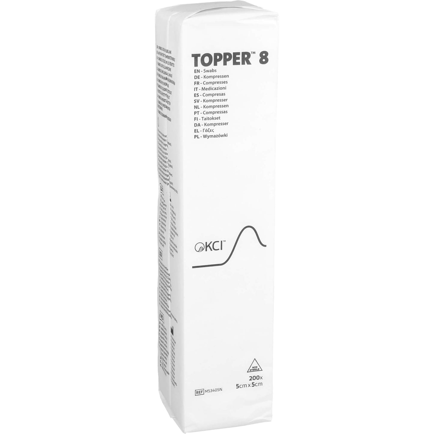 TOPPER 8 Kompr.5x5 cm unsteril 200 St
