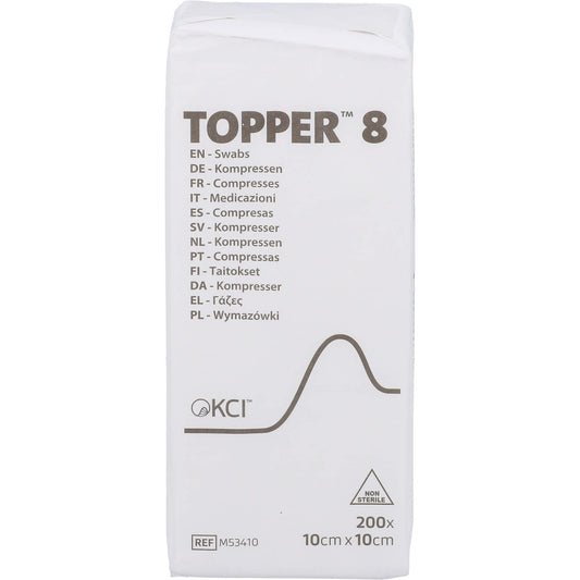 TOPPER 8 Kompr.10x10 cm unsteril 200 St