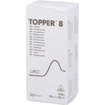 TOPPER 8 Kompr.10x10 cm unsteril 200 St