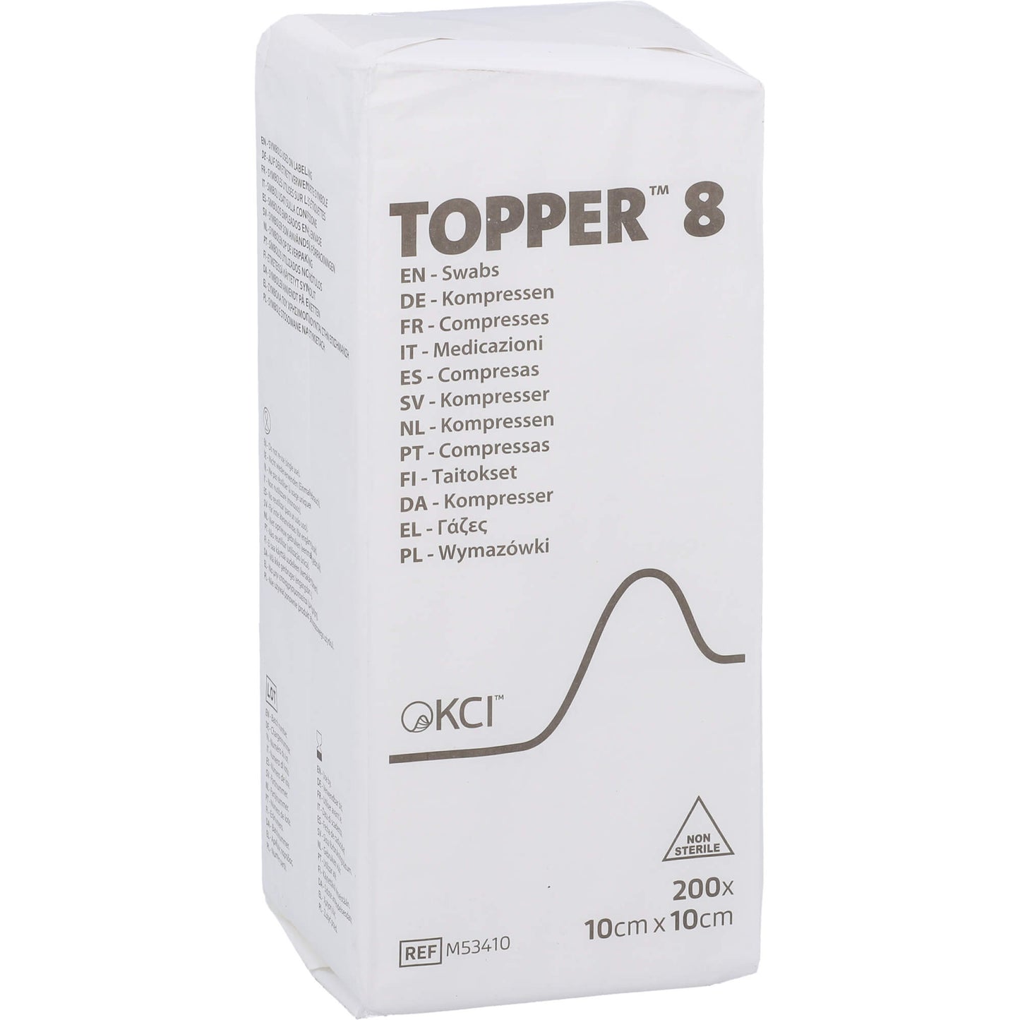 TOPPER 8 Kompr.10x10 cm unsteril 200 St
