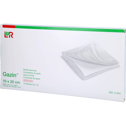GAZIN Mullkomp.10x20 cm steril 8fach 5X2 St