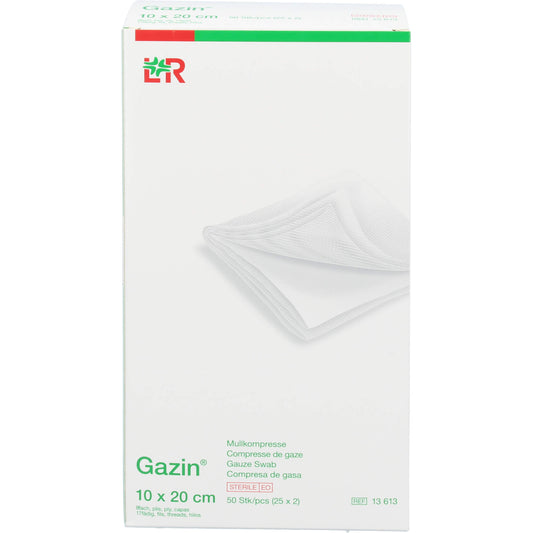 GAZIN Mullkomp.10x20 cm steril 8fach 25X2 St
