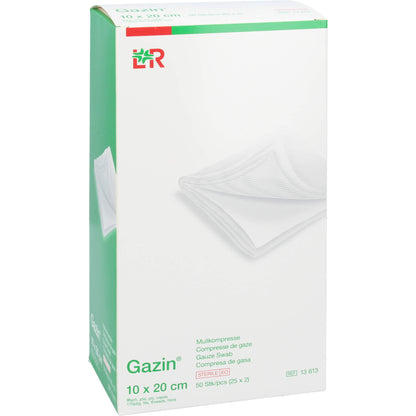 GAZIN Mullkomp.10x20 cm steril 8fach 25X2 St