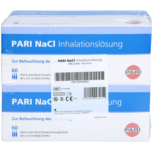 PARI NaCl Inhalationslösung Ampullen 120X2.5 ml