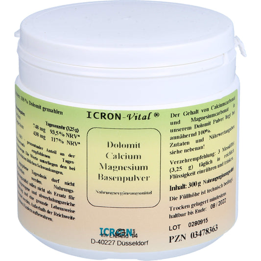 DOLOMIT Calcium Magnes.Basen Pulver Icron Vital 300 g
