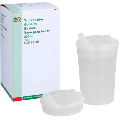 TRINKBECHER mit 2 Deckeln 1 St