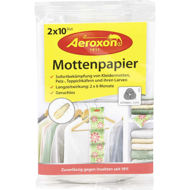 AEROXON MOTTENPAPIER 2X10 St