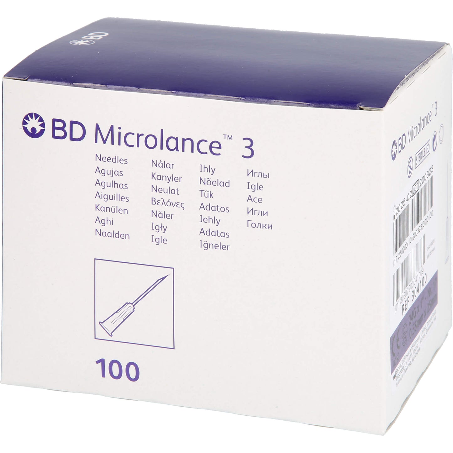BD MICROLANCE Kanüle 24 G 1 0,55x25 mm 100 St