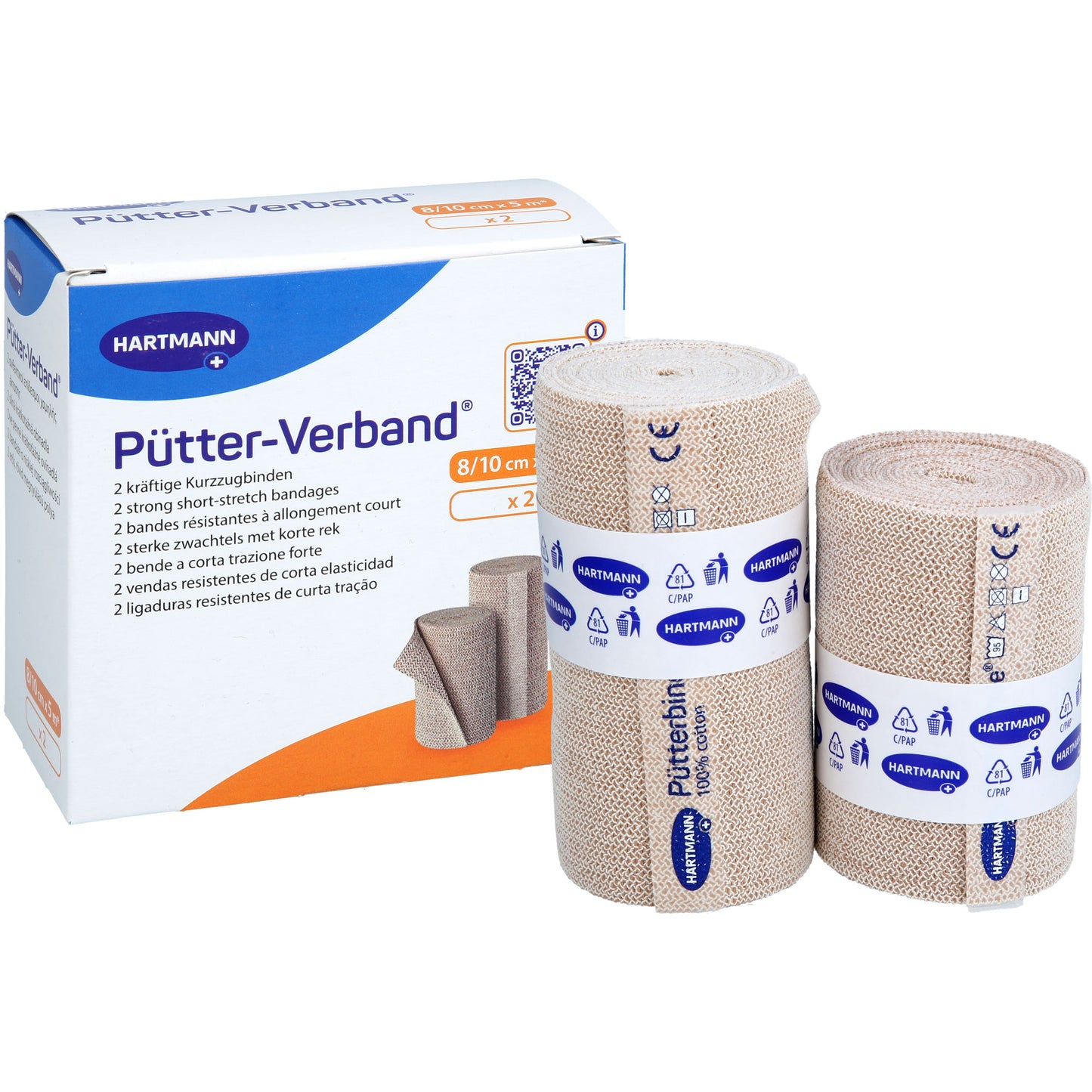 PÜTTER Verband 8/10 cmx5 m 2 St