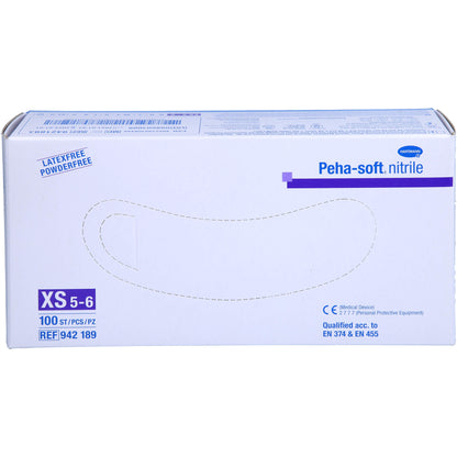 PEHA-SOFT nitrile Unt.Handsch.unste.puderfrei XS 100 St