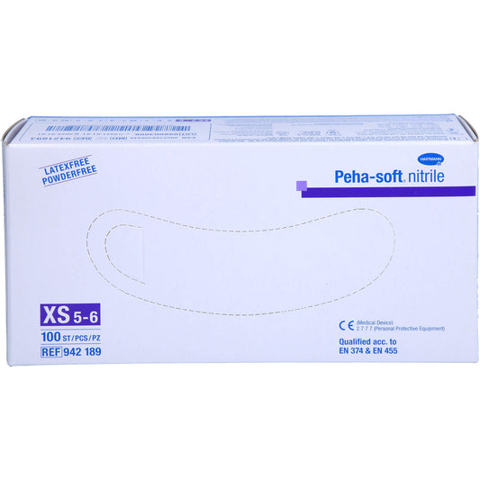 PEHA-SOFT nitrile Unt.Handsch.unste.puderfrei XS 100 St