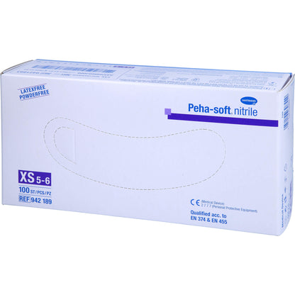 PEHA-SOFT nitrile Unt.Handsch.unste.puderfrei XS 100 St