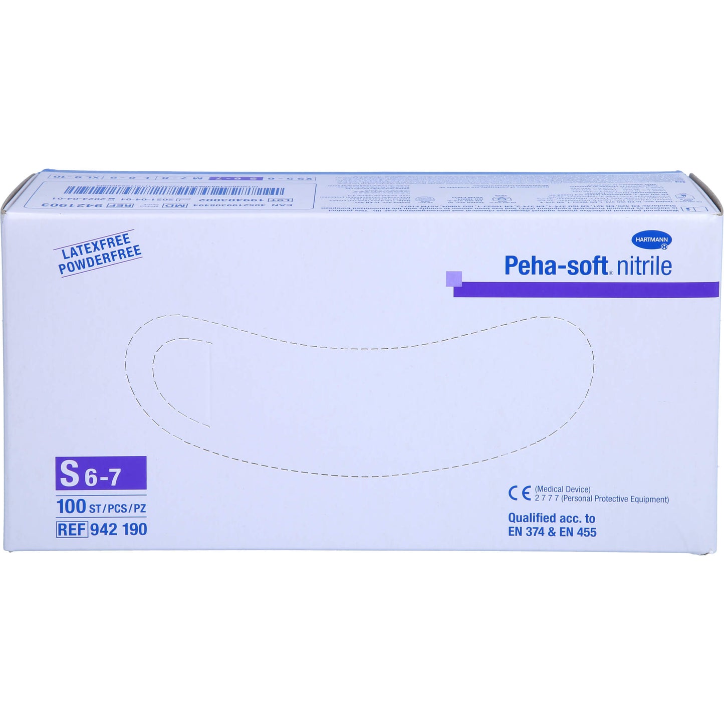 PEHA-SOFT nitrile Unt.Handsch.unste.puderfrei S 100 St