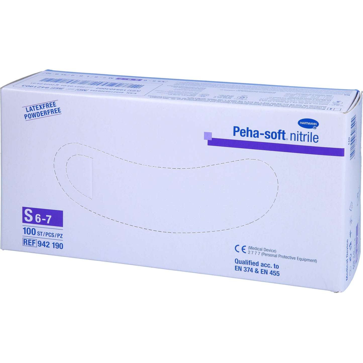 PEHA-SOFT nitrile Unt.Handsch.unste.puderfrei S 100 St