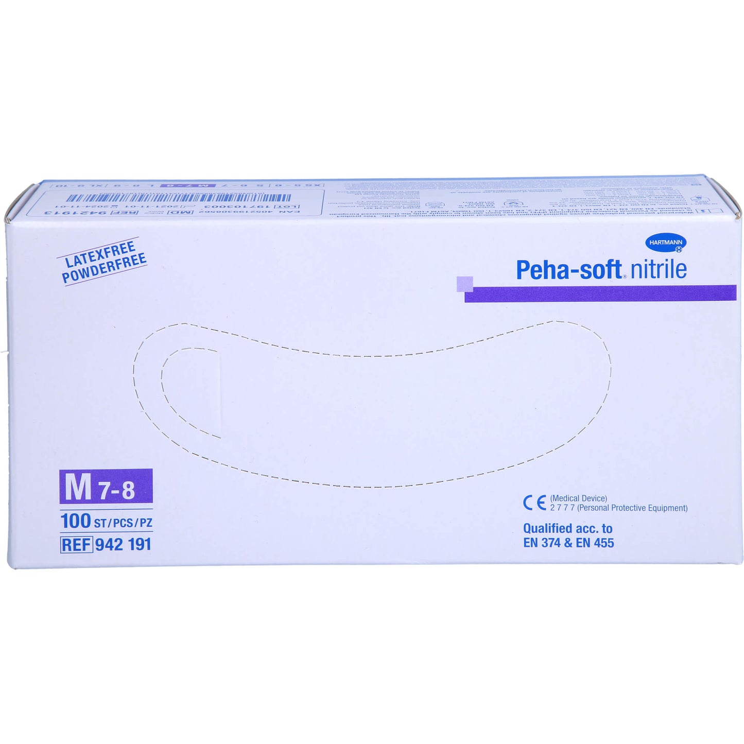 PEHA-SOFT nitrile Unt.Handsch.unste.puderfrei M 100 St