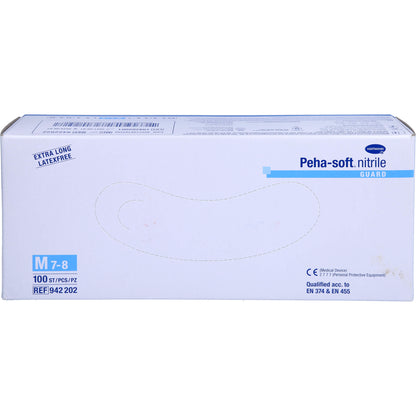 PEHA-SOFT nitrile guard Unt.Hands.unsteril pf M 100 St