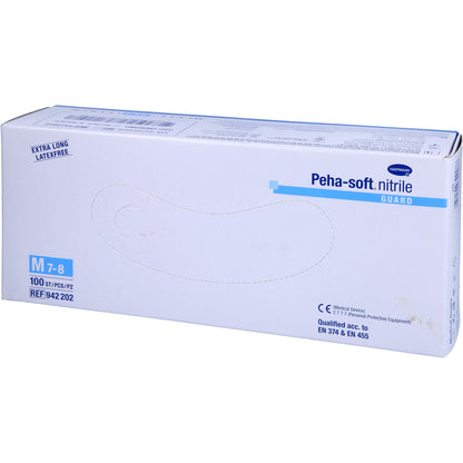 PEHA-SOFT nitrile guard Unt.Hands.unsteril pf M 100 St