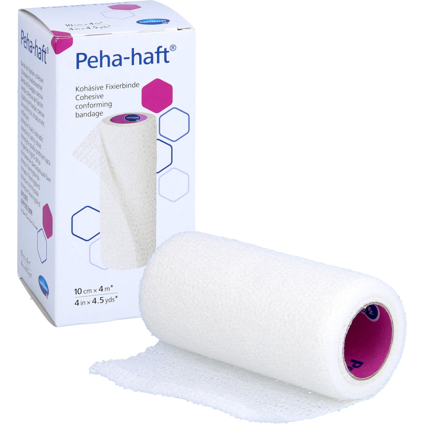 PEHA-HAFT Fixierbinde latexfrei 10 cmx4 m 1 St