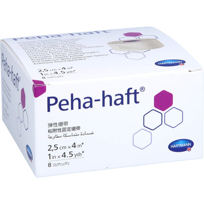 PEHA-HAFT Fixierbinde latexfrei 2,5 cmx4 m 8 St