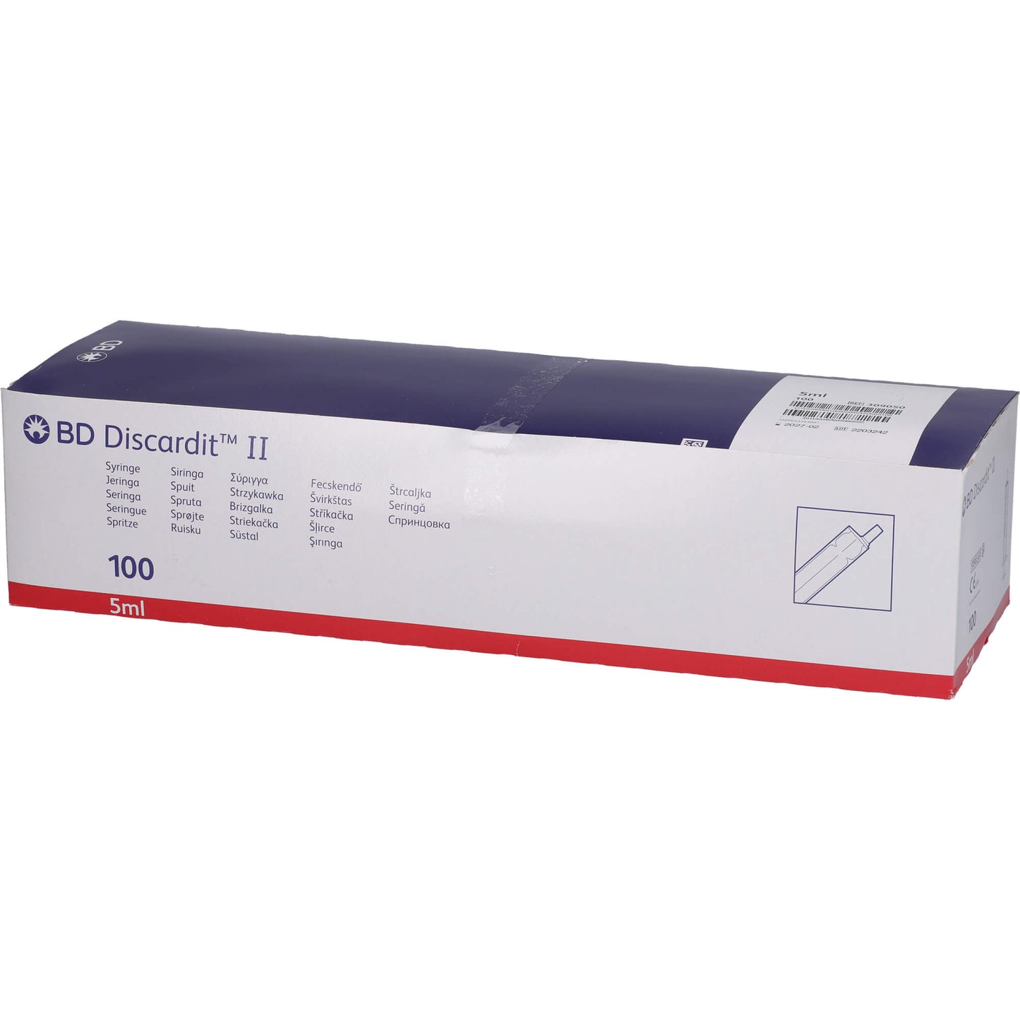 BD DISCARDIT II Spritze 5 ml 100X5 ml