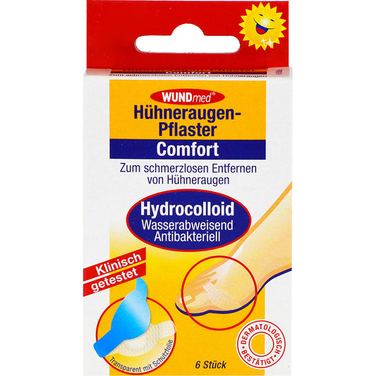 HÜHNERAUGENPFLASTER Comfort hydrocolloid 6 St