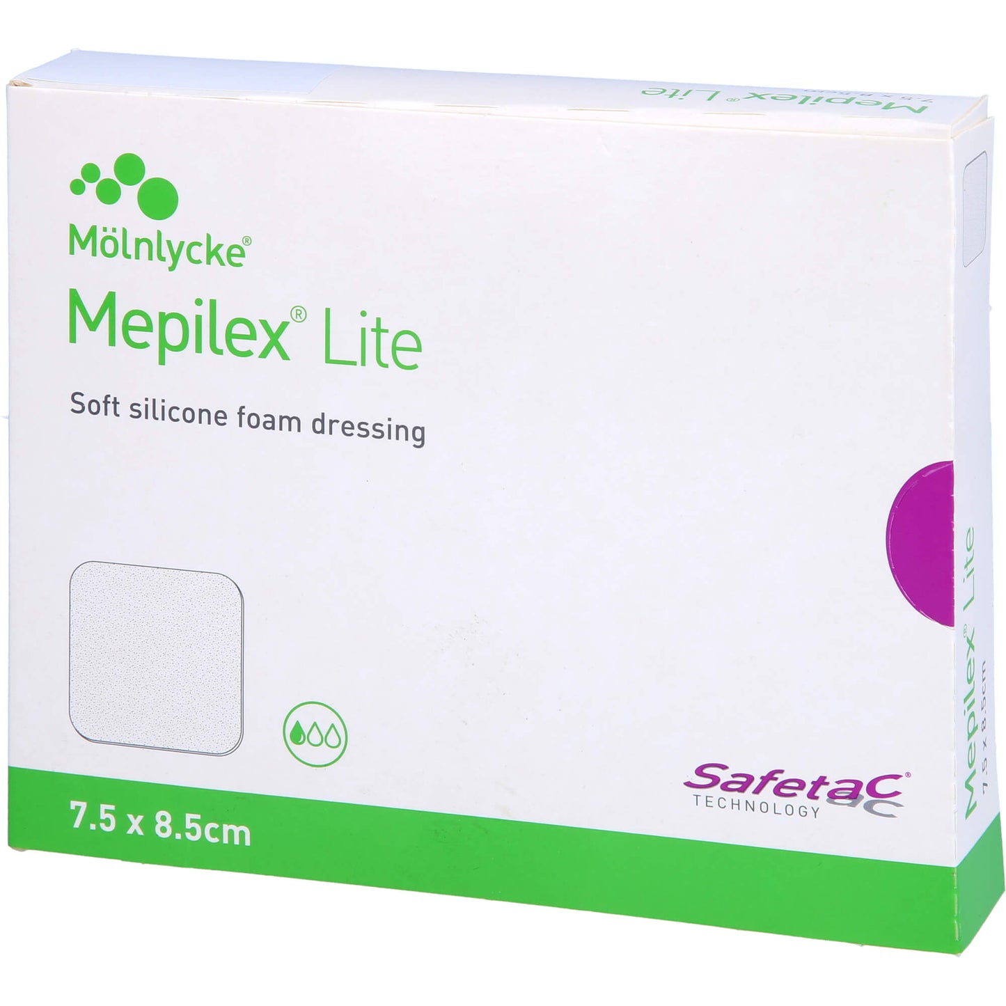 MEPILEX Lite Schaumverband 7,5x8,5 cm steril 5 St