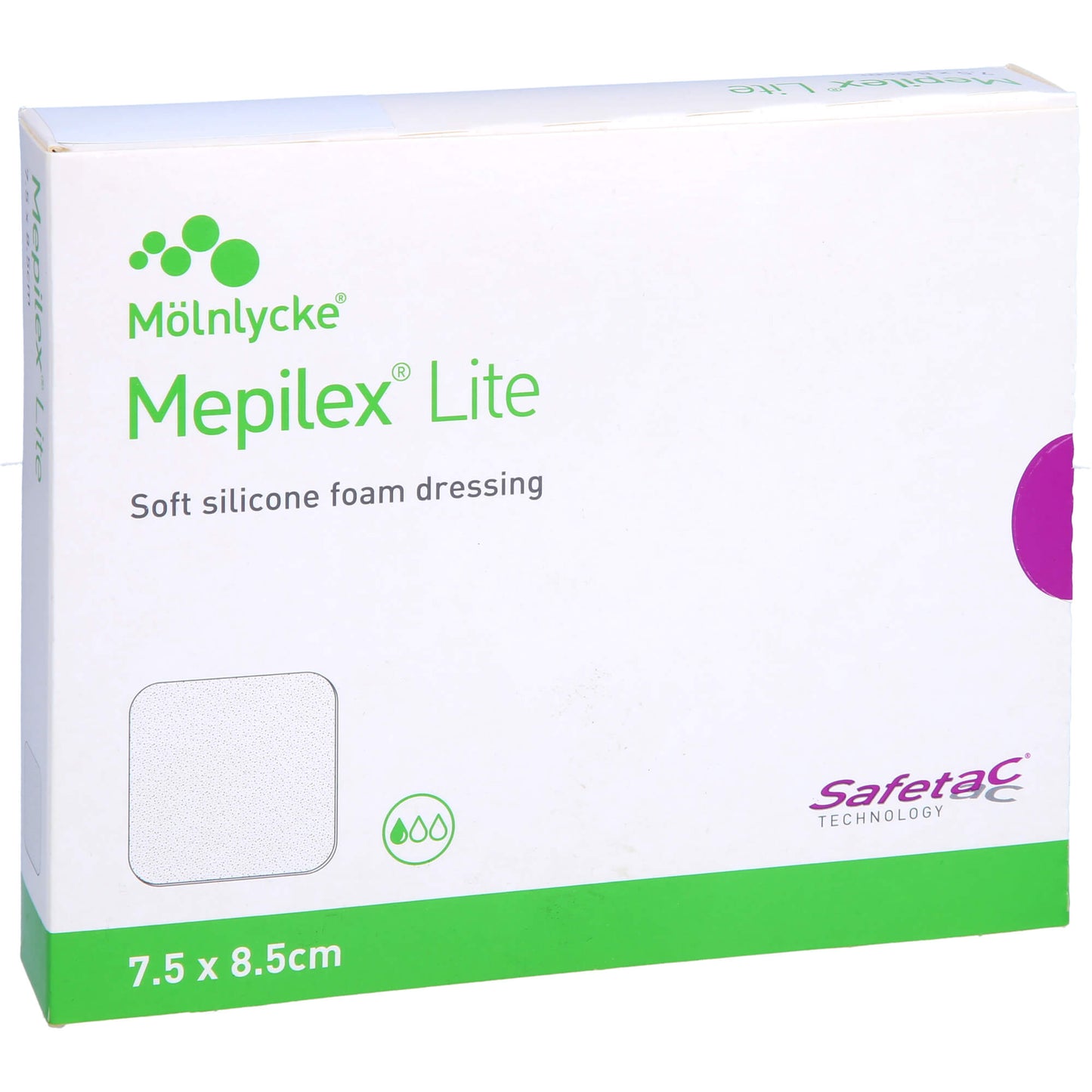 MEPILEX Lite Schaumverband 7,5x8,5 cm steril 5 St