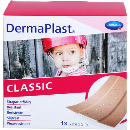 DERMAPLAST CLASSIC Wundpflaster 6 cmx5 m 1 St