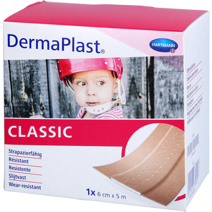 DERMAPLAST CLASSIC Wundpflaster 6 cmx5 m 1 St