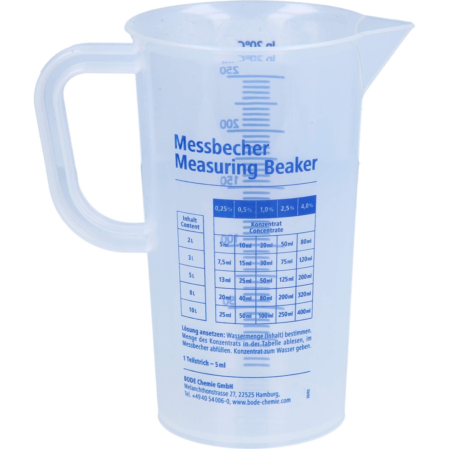 BODE Messbecher für 250 ml 1 St