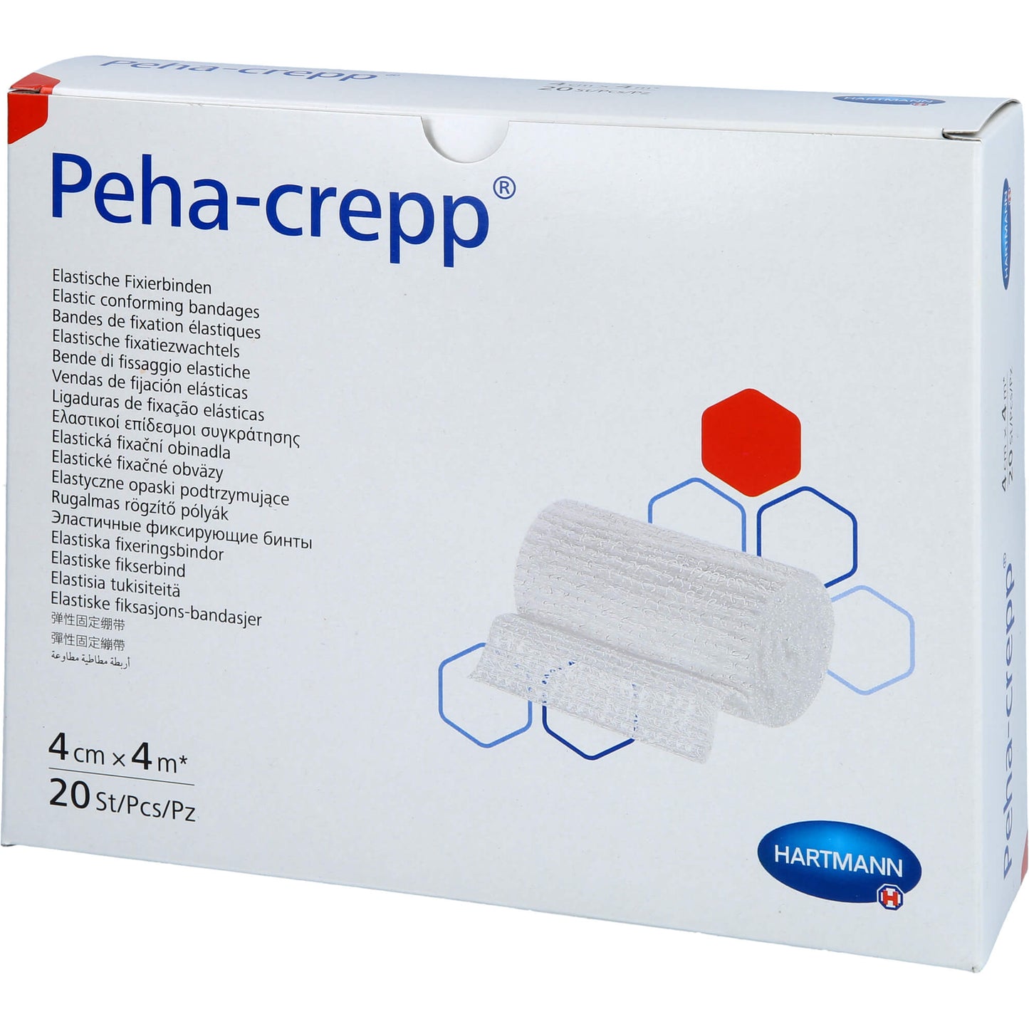 PEHA CREPP Fixierbinde 4 cmx4 m 20 St
