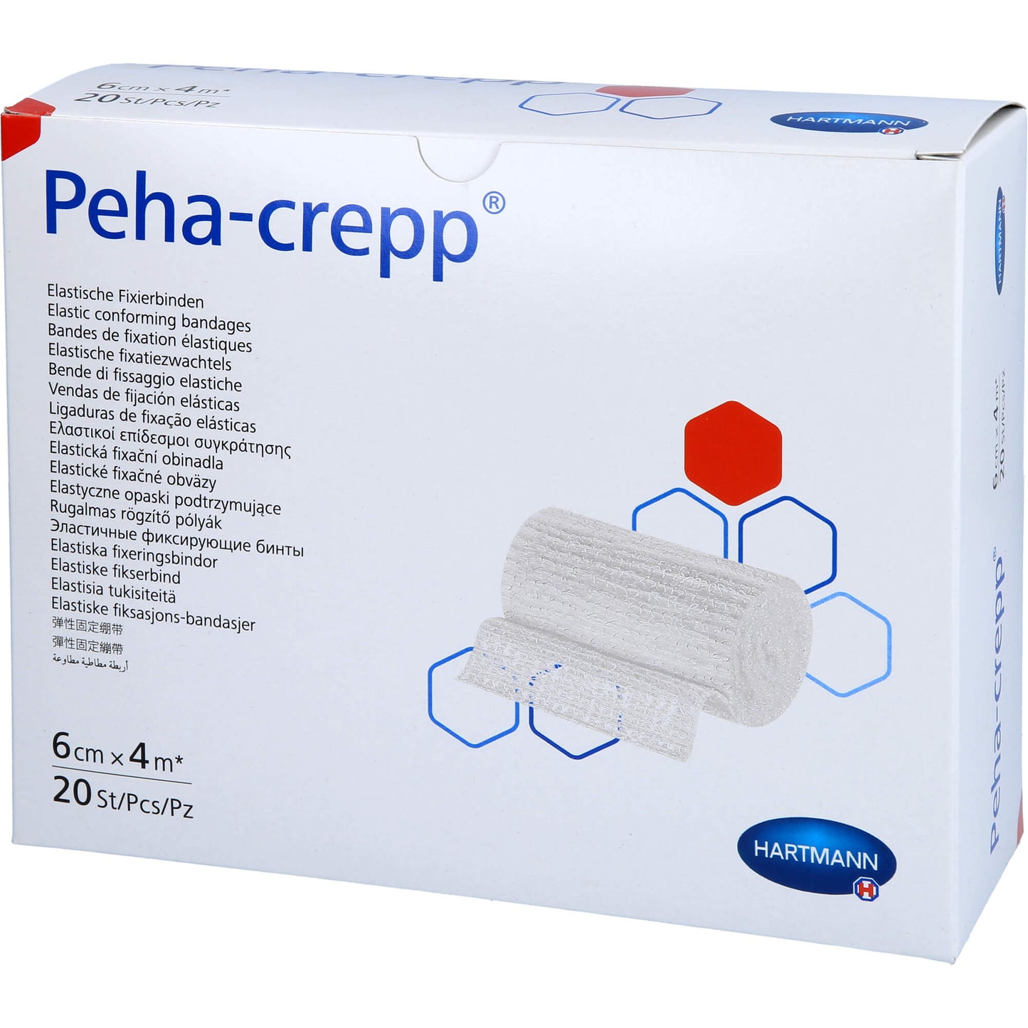 PEHA CREPP Fixierbinde 6 cmx4 m 20 St