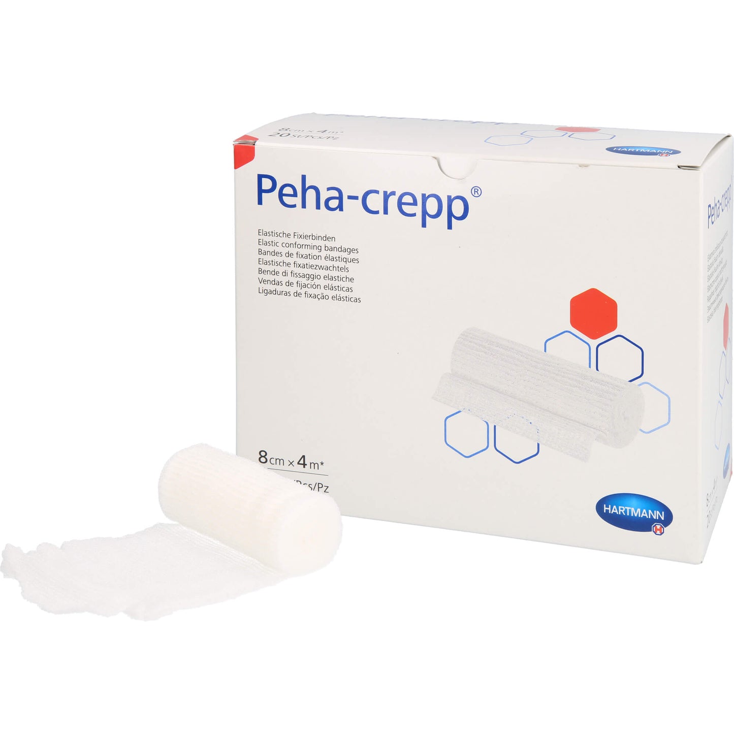 PEHA CREPP Fixierbinde 8 cmx4 m 20 St