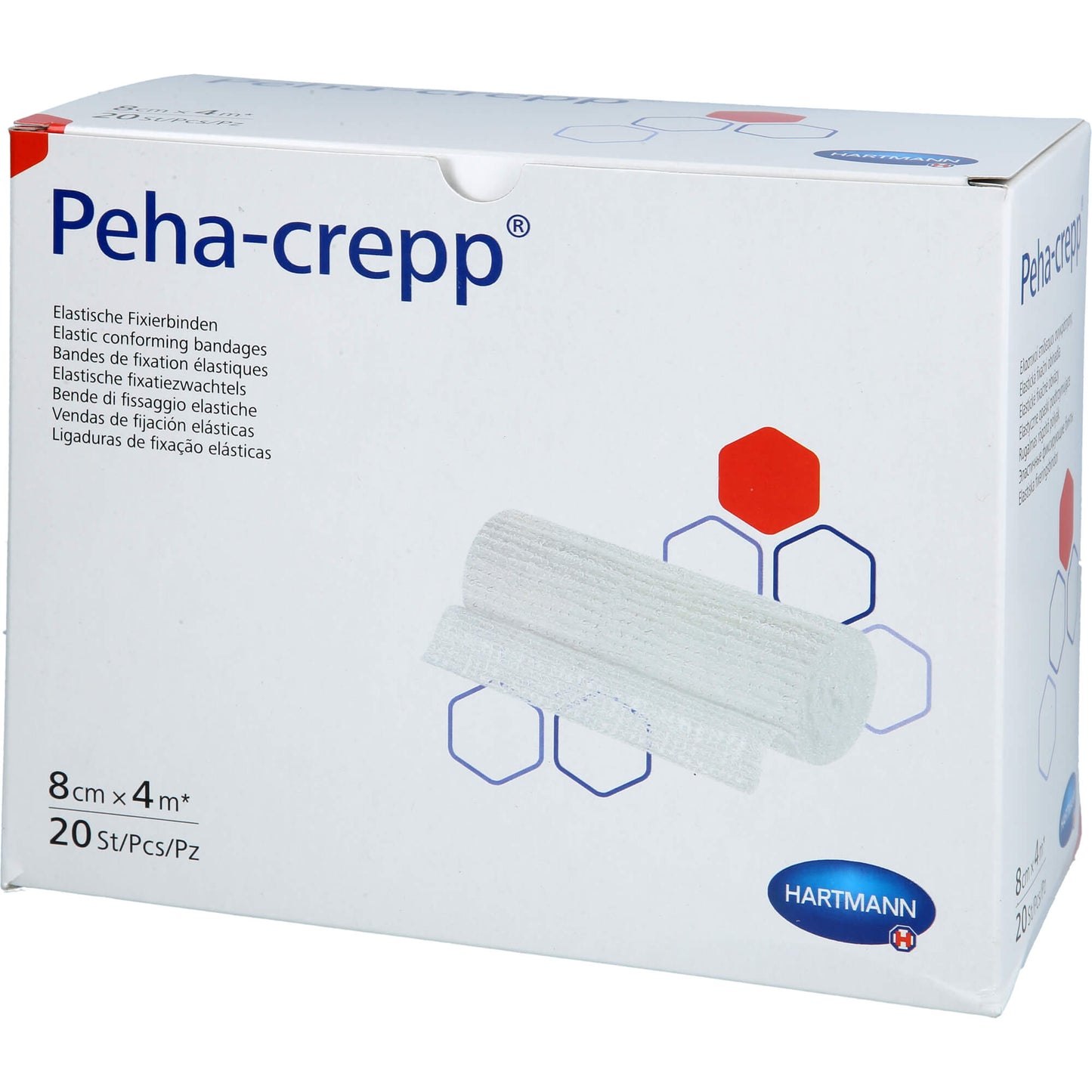 PEHA CREPP Fixierbinde 8 cmx4 m 20 St