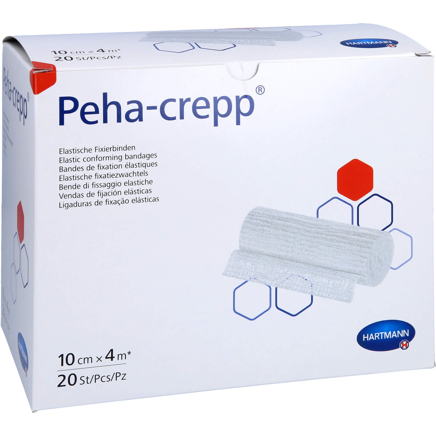 PEHA CREPP Fixierbinde 10 cmx4 m 20 St